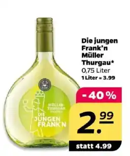 NETTO Die jungen Frank'n Müller Thurgau Angebot