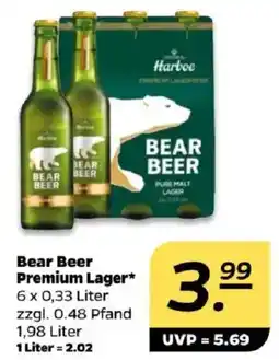 NETTO Bear Beer Premium Lager Angebot
