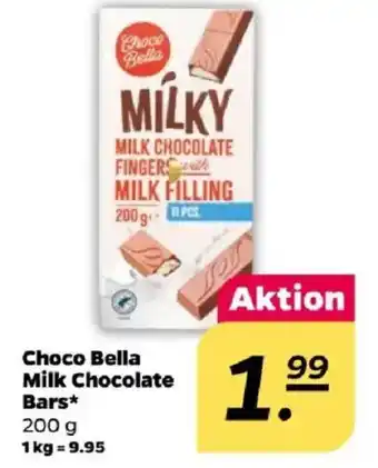 NETTO Choco Bella Milk Chocolate Bars Angebot