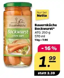 NETTO Bauernküche Bockwurst Angebot