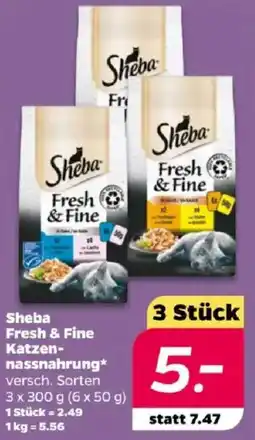 NETTO Sheba Fresh & Fine Katzennassnahrung Angebot