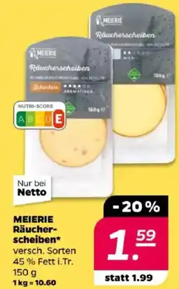 NETTO MEIERIE Räucherscheiben Angebot