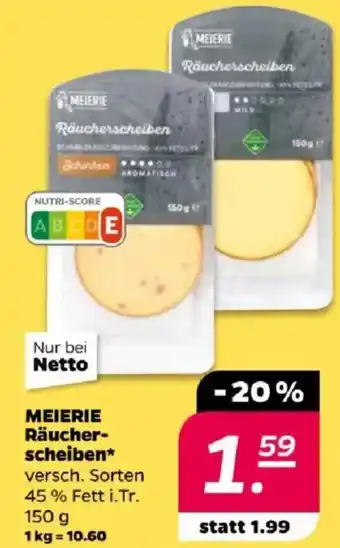 NETTO MEIERIE Räucherscheiben Angebot