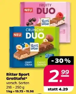 NETTO Ritter Sport Groẞtafel Angebot