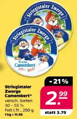NETTO Striegistaler Zwerge Camembert Angebot