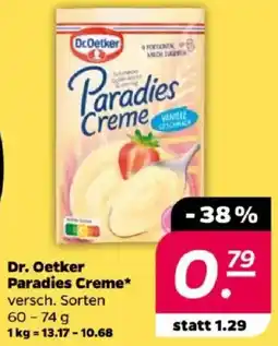NETTO Dr. Oetker Paradies Creme Angebot