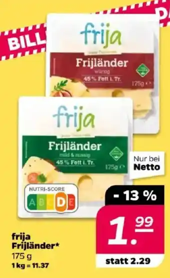 NETTO frija Frijländer Angebot