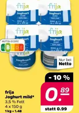 NETTO frija Joghurt mild Angebot