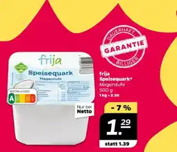 NETTO frija Speisequark Angebot