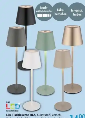 Trends Möbel LED-Tischleuchte Tila Angebot
