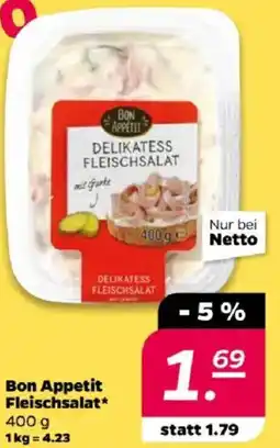 NETTO Bon Appetit Fleischsalat Angebot