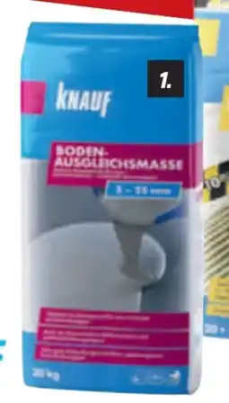 toom Baumarkt Knauf Bodenausgleichsmasse Angebot
