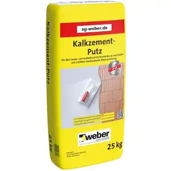 toom Baumarkt Saint-Gobain Weber Kalkzement-Putz Angebot