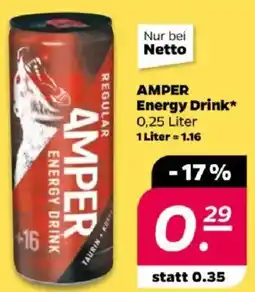 NETTO AMPER Energy Drink Angebot