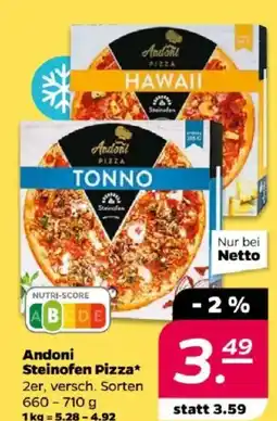 NETTO Andoni Steinofen Pizza Angebot