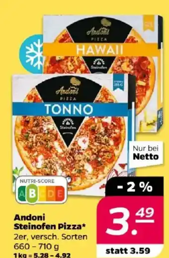 NETTO Andoni Steinofen Pizza Angebot