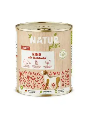 Das Futterhaus Natur plus Adult Rind mit Kolrabi Angebot
