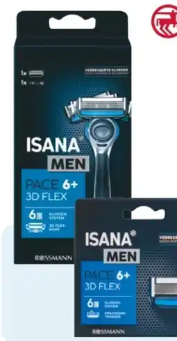 Rossmann Isana men Pace 6+ Rasierer Angebot