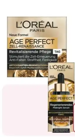 Rossmann L'Oréal Paris Age Perfect Zell Renaissance Tagespflege Angebot