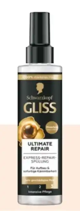 Rossmann Schwarzkopf Gliss Kur Express-Repair-Spülung Angebot