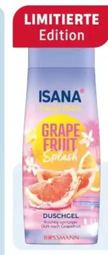 Rossmann Isana Duschgel Grapefruit Splash Angebot