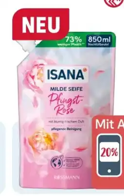 Rossmann Isana Milde Seife Pfingstrose Angebot