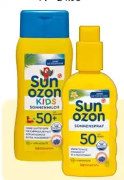Rossmann Sunozon Sonnenmilch Kids LSF 50 + Angebot