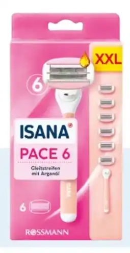 Rossmann Isana Pace 6 Lady Rasierer XXL Angebot