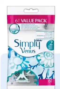 Rossmann Gillette Simply Venus Einwegrasierer Value Pack Angebot