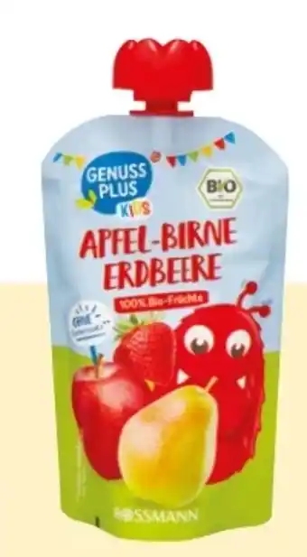 Rossmann Genuss Plus Kids Bio Quetschbeutel Angebot
