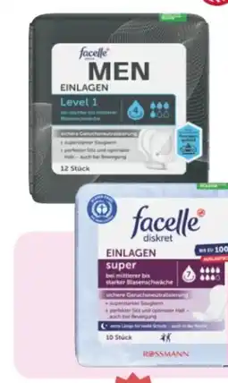 Rossmann Facelle Diskret Hygiene-Einlagen Men Angebot