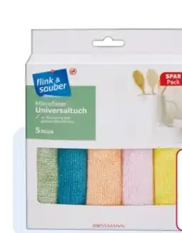 Rossmann Flink & Sauber Mikrofaser Universaltuch Angebot