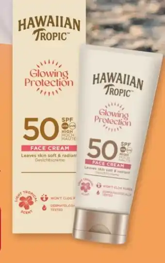 Rossmann Hawaiian Tropic Glowing Protection Face LSF 50 Angebot