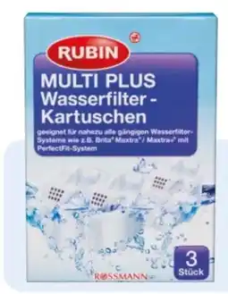 Rossmann Rubin Wasserfilter Kartuschen Multi Plus Angebot