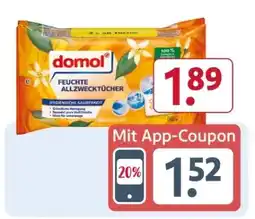 Rossmann Domol Feuchte Allzwecktücher Angebot