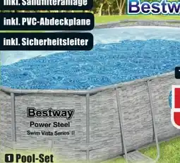 B1 Discount Baumarkt BestWay Power Steel Swim Vista Series Angebot
