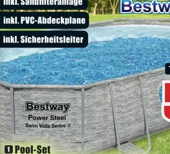 B1 Discount Baumarkt BestWay Power Steel Swim Vista Series Angebot