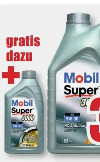 B1 Discount Baumarkt Mobil Motorenöl Super 3000 XE 5W-30 Angebot