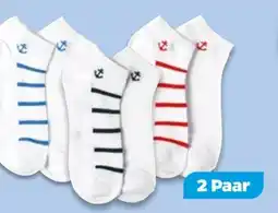 NETTO Maritime Sneakersocken 2 Paar Angebot
