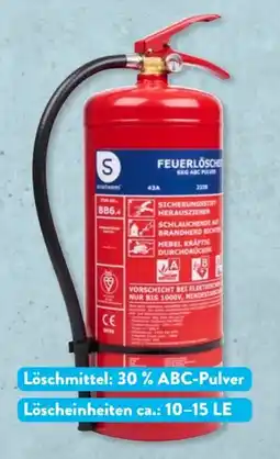 Aldi Süd Smartwares ABC-Feuerlöscher Angebot