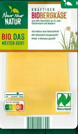 Aldi Süd Nur Natur Bio-Heumilch-Käsescheiben Angebot