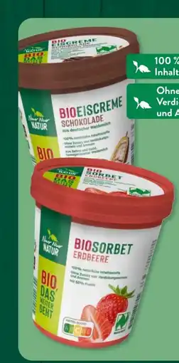Aldi Süd Nur Natur Bio Eiscreme Angebot