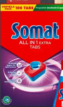 Aldi Süd Somat Spülmaschinen Tabs All-in-1 Extra Angebot