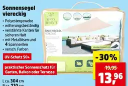 Thomas Philipps Sunny moments sonnensegel viereckig Angebot