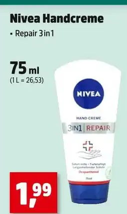 Thomas Philipps Nivea handcreme repair 3in1 Angebot
