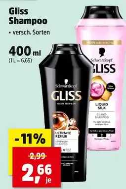 Thomas Philipps Schwarzkopf gliss ultimate repair shampoo Angebot