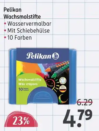 Rossmann Pelikan wachsmalstifte Angebot