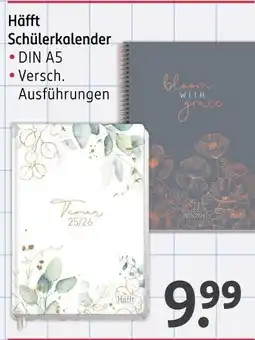 Rossmann Häfft schülerkalender Angebot