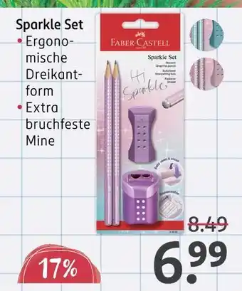 Rossmann Faber-castell sparkle set Angebot