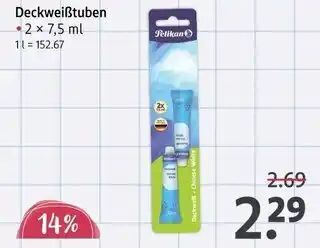 Rossmann Pelikan deckweißtuben Angebot